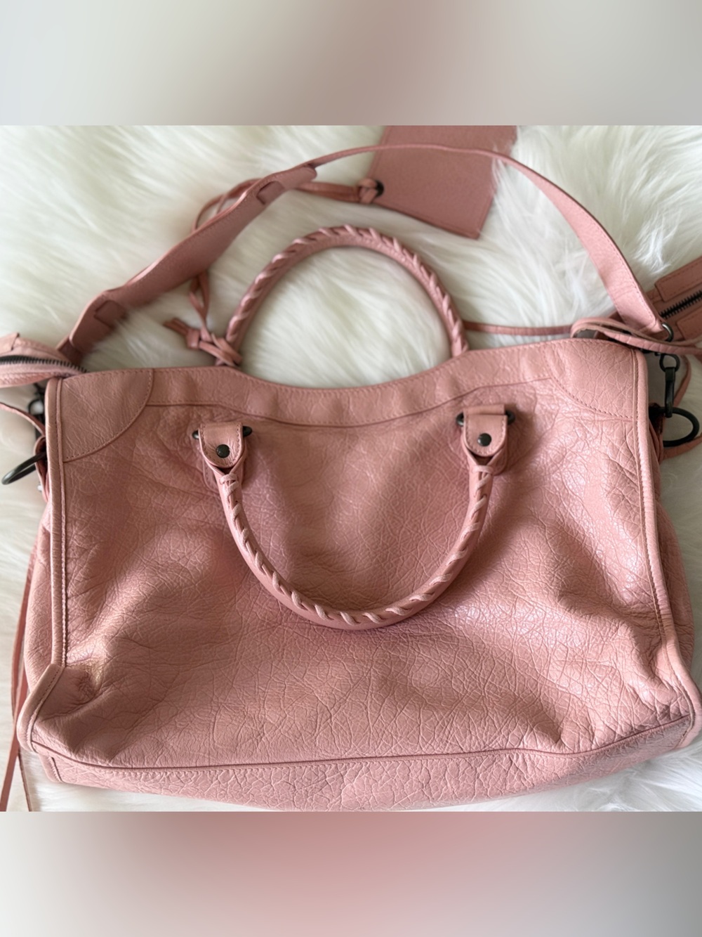 Pink Balenciaga Medium City Bag - Picture 14 of 15